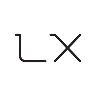 İlk harf vektör logosu simgesi