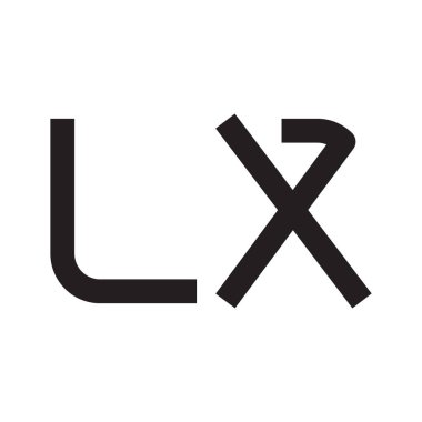 İlk harf vektör logosu simgesi