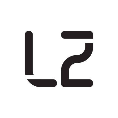 İlk harf vektör logosu simgesi