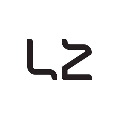 İlk harf vektör logosu simgesi