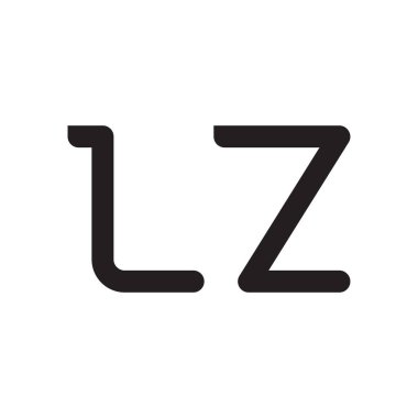 İlk harf vektör logosu simgesi