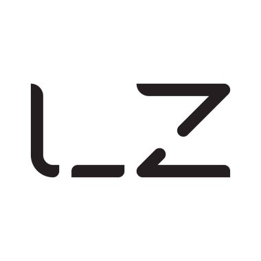 İlk harf vektör logosu simgesi