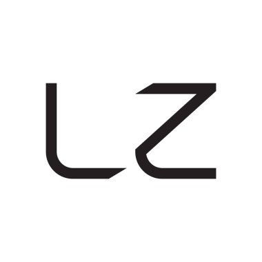 İlk harf vektör logosu simgesi