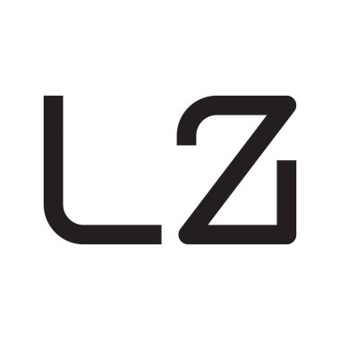 İlk harf vektör logosu simgesi