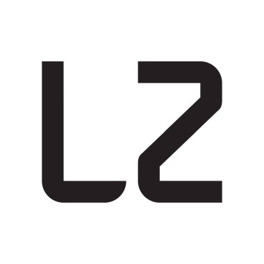 İlk harf vektör logosu simgesi