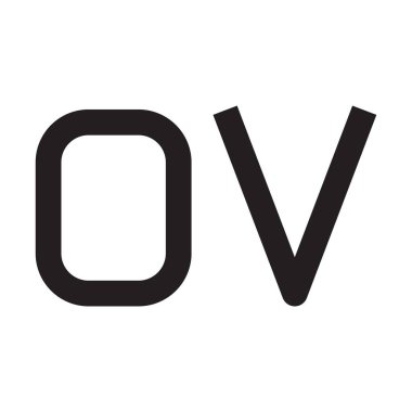 ilk harf vektör logo simgesi