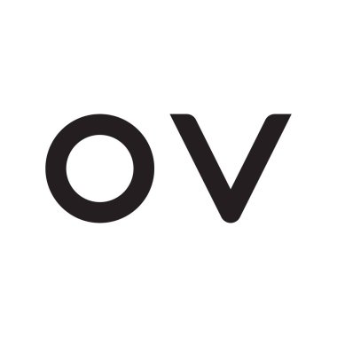 ilk harf vektör logo simgesi