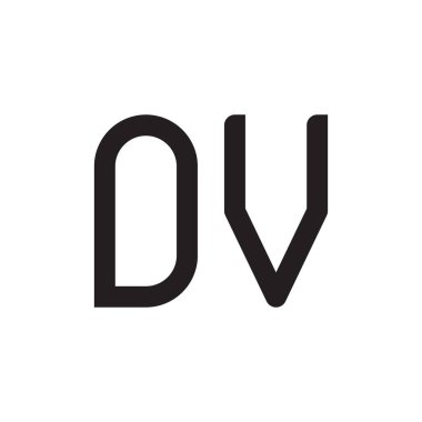 ilk harf vektör logo simgesi