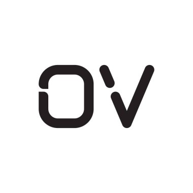 ilk harf vektör logo simgesi