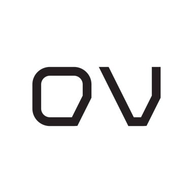 ilk harf vektör logo simgesi