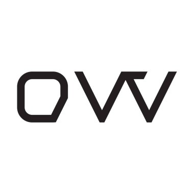 ilk harf vektör logo simgesi