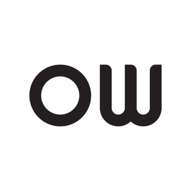 ilk harf vektör logo simgesi