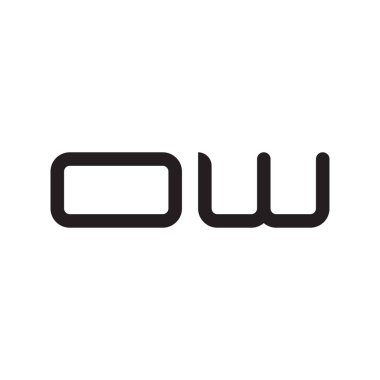 ilk harf vektör logo simgesi