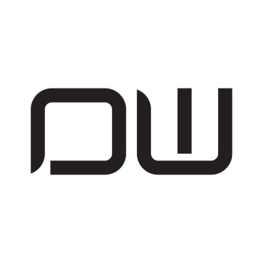 ilk harf vektör logo simgesi