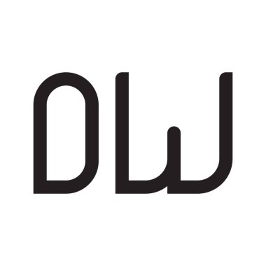 ilk harf vektör logo simgesi