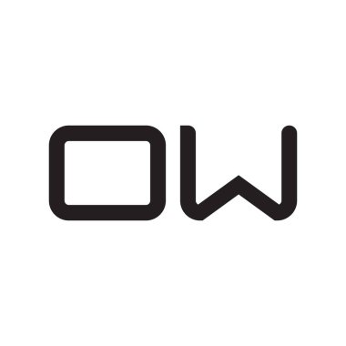 ilk harf vektör logo simgesi