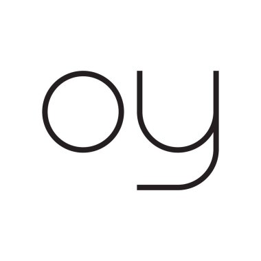 oy ilk harf vektör simgesi simgesi