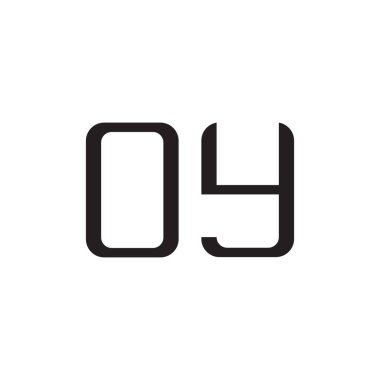 oy ilk harf vektör simgesi simgesi