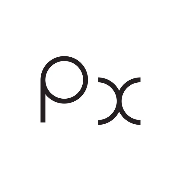Px初始字母向量图标 — 图库矢量图片