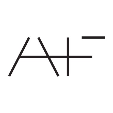 af ilk harf vektör logosu