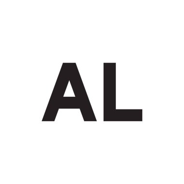 al ilk harf vektör logosu