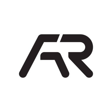 ar ilk harf vektör logosu