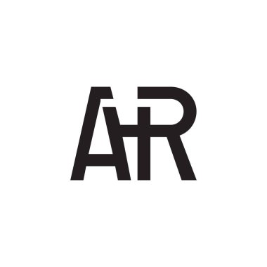 ar ilk harf vektör logosu