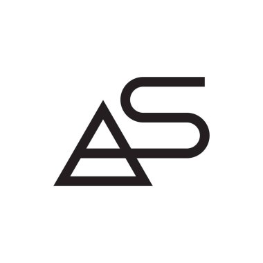 ilk harf vektör logosu olarak