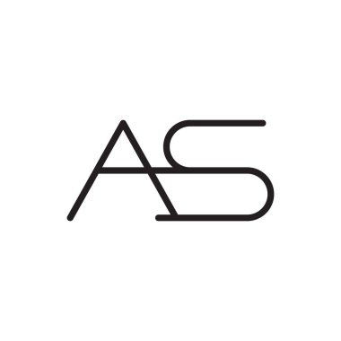 ilk harf vektör logosu olarak