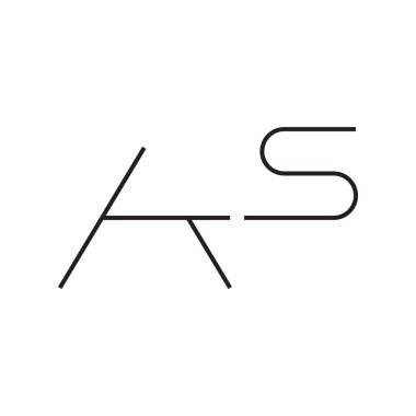 ilk harf vektör logosu olarak