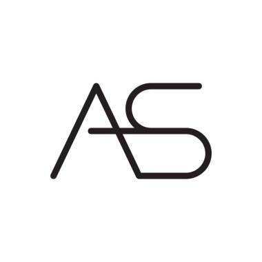 ilk harf vektör logosu olarak