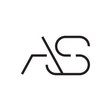 ilk harf vektör logosu olarak