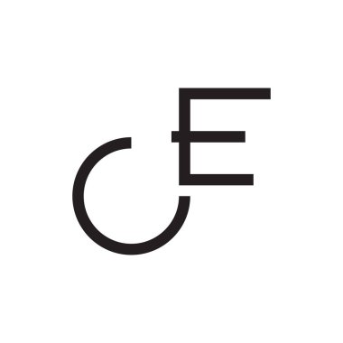 Başlangıç harfi vektör logosu