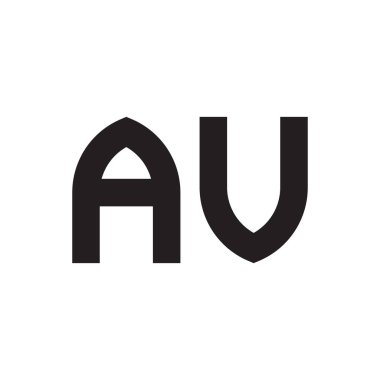 av ilk harf vektör logosu
