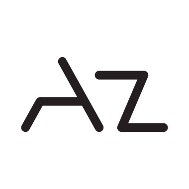 Az ilk harf vektör logosu