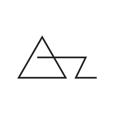 Az ilk harf vektör logosu