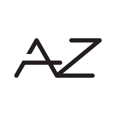 Az ilk harf vektör logosu