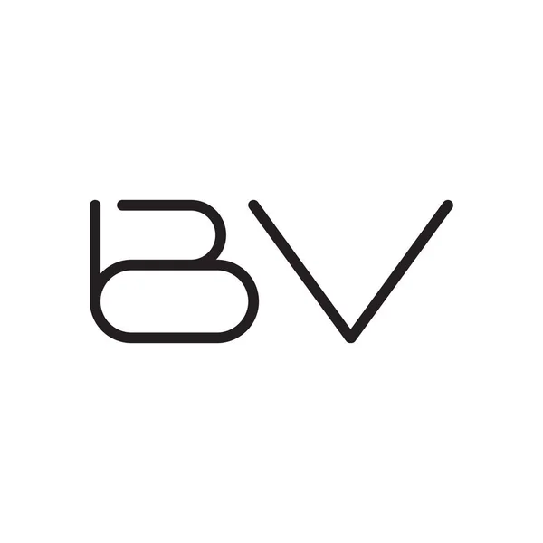 Vector Logo Van Beginletter — Stockvector