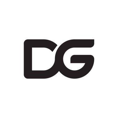dg ilk harf vektör logosu
