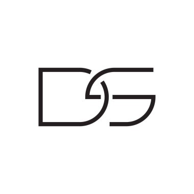 İlk harf vektör logosunu simgeler