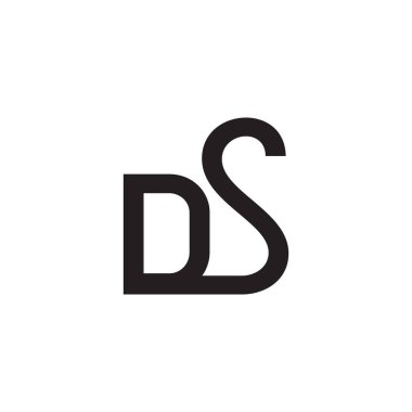 İlk harf vektör logosunu simgeler