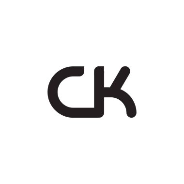 İlk harf vektör logosunu tıklayın