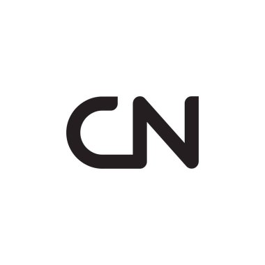 cn ilk harf vektör logosu