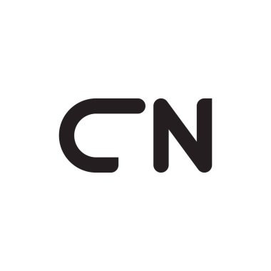 cn ilk harf vektör logosu