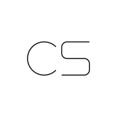 c ilk harf vektör logosu