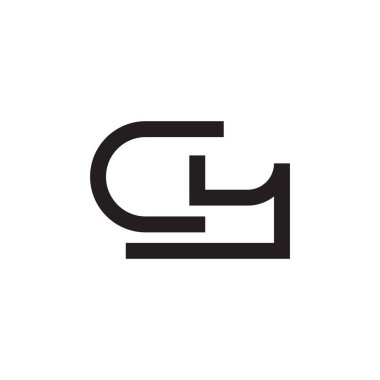 cy ilk harf vektör logosu