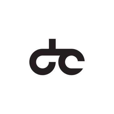 dc ilk harf vektör logosu