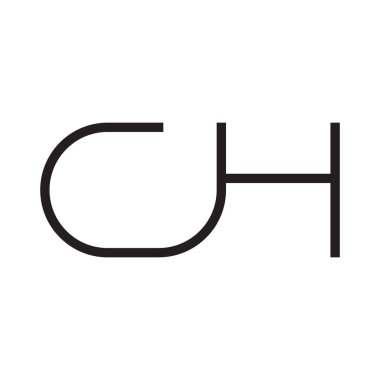 ch ilk harf vektör logosu