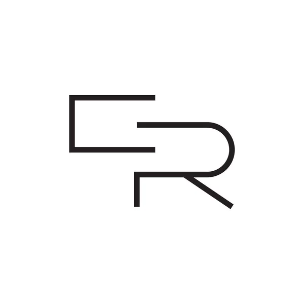 Cr初始字母向量标识 — 图库矢量图片