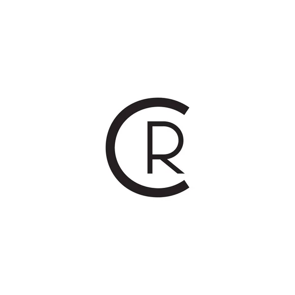 Cr初始字母向量标识 — 图库矢量图片